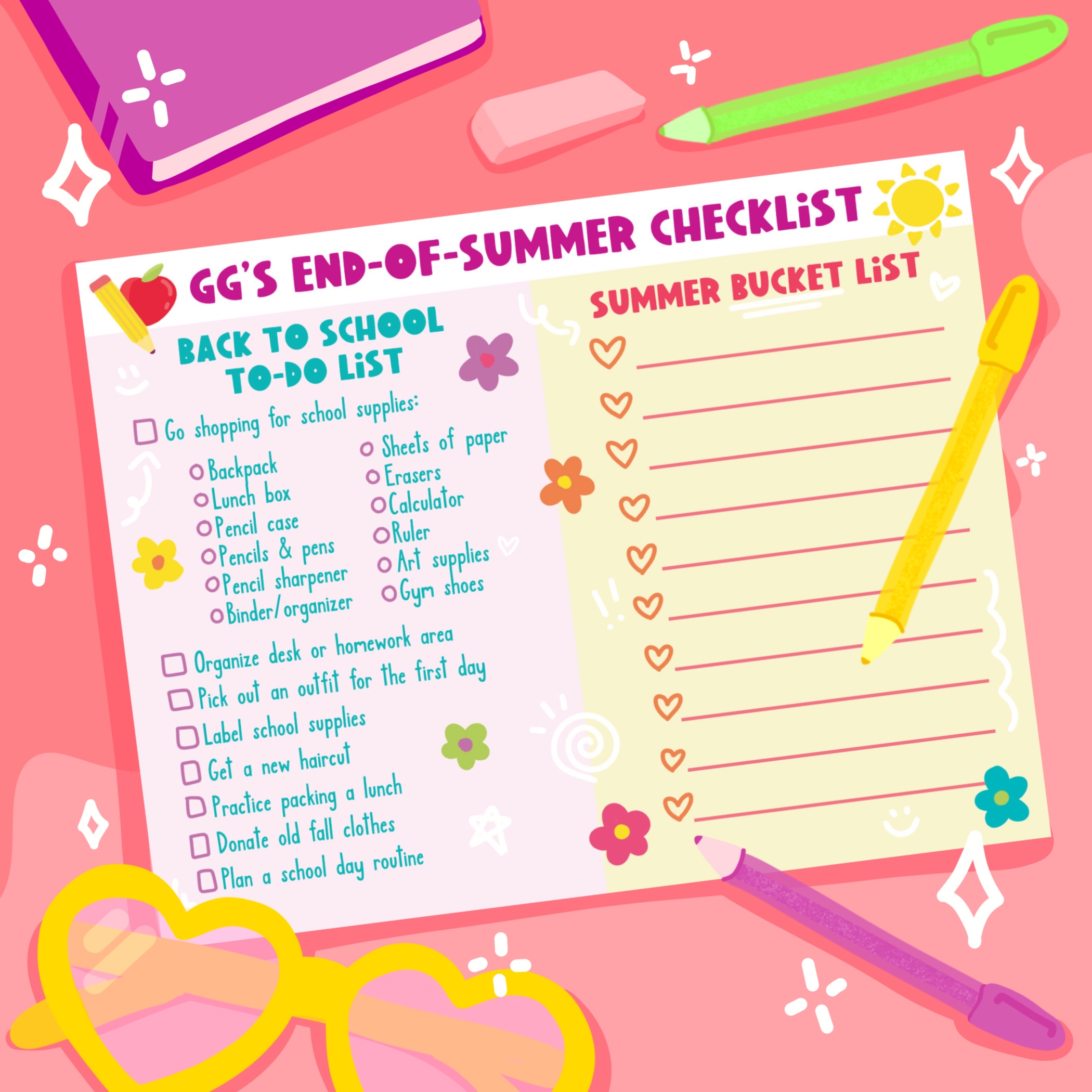 The End of Summer Checklist