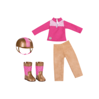 Equestrian outfit for 14-inch doll