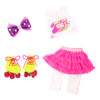 Roller skating outfit for 14-inch doll