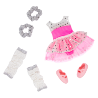 Ballerina outfit for 14-inch doll