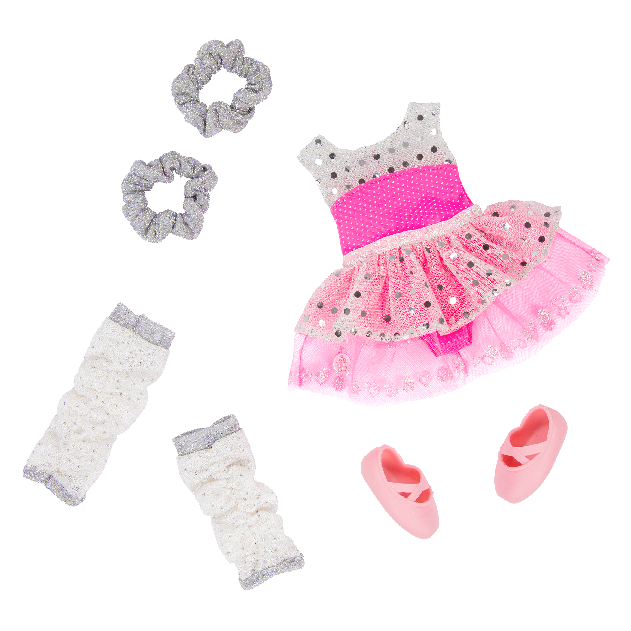 Twirls of Joy | 14-inch Doll Ballet Dress | Glitter Girls