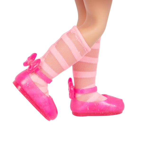 Glitter Girls Pink Shoes for Dolls