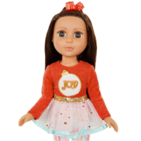 Glitter Girls Christmas Outfit for 14-inch Dolls