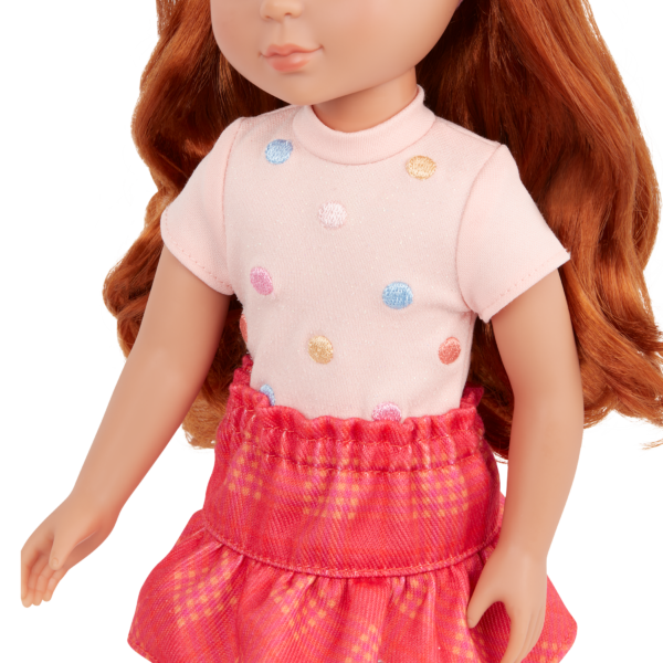 Close-up of Doll with School Outfit