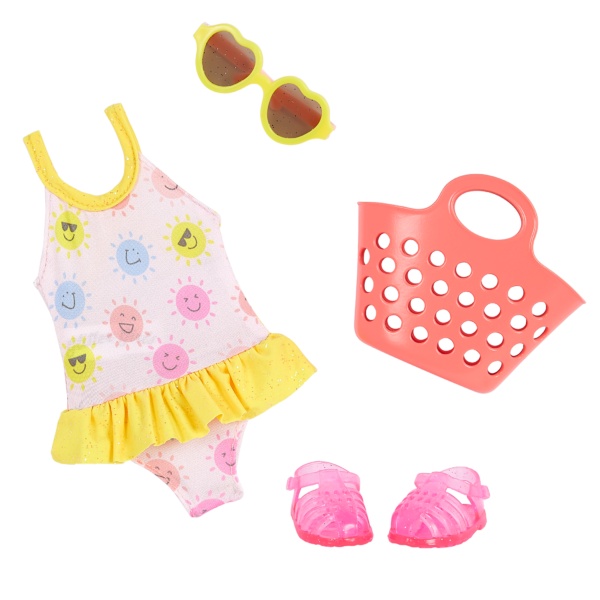Sunny bathing suit doll clothes sunglasses