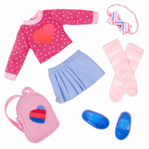 Glitter Girls Outfit for 14-Inch Dolls School Belle