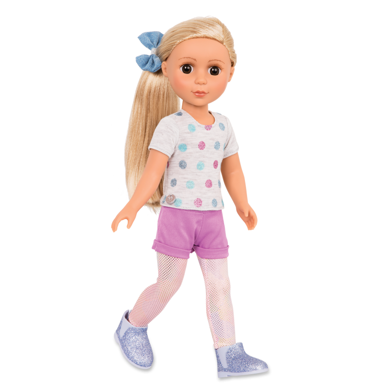 Charlie | 14-inch Posable Doll | Glitter Girls