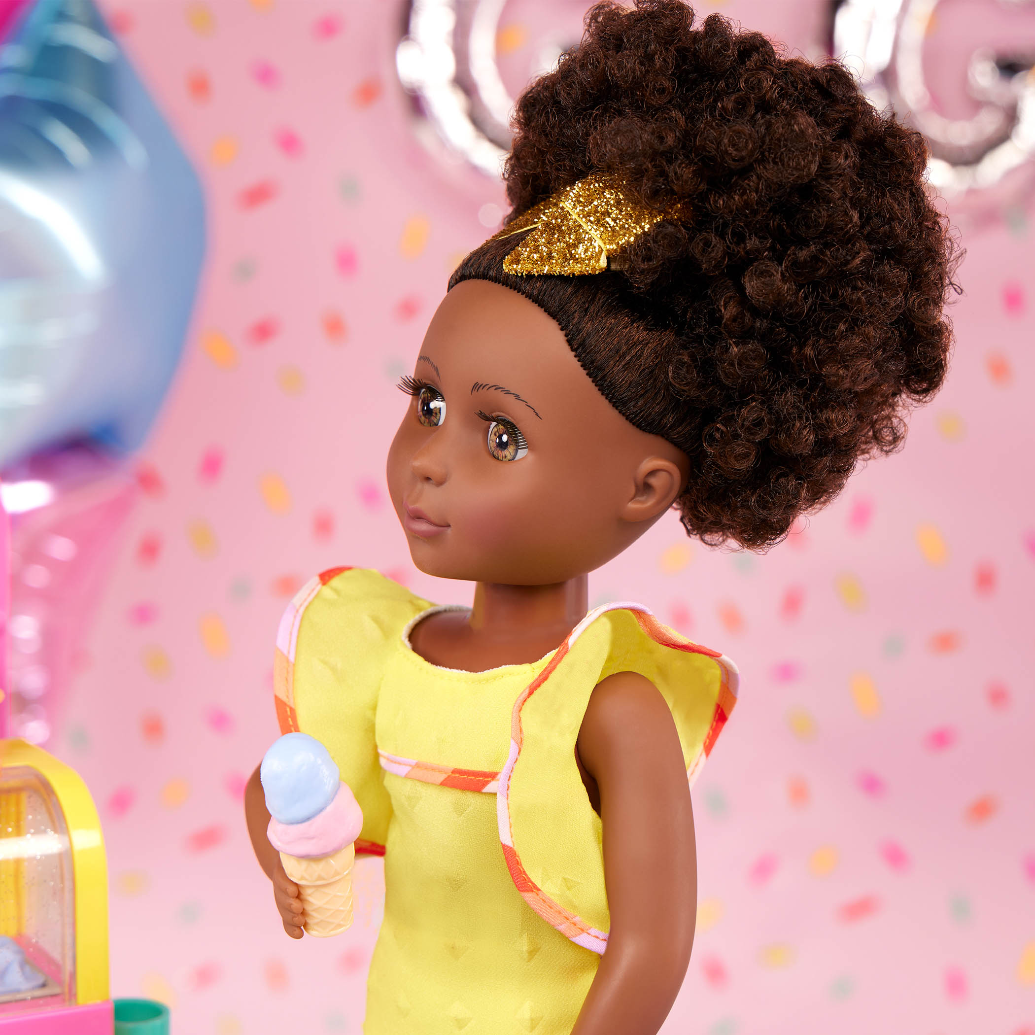 14-inch doll Glitter Girls Nelly with ice cream cone