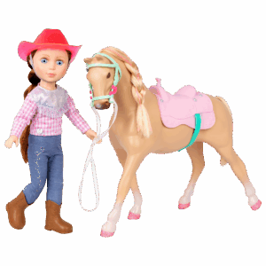 Glitter Girls 14-Inch Doll and Toy Horse Jaime and Jumper
