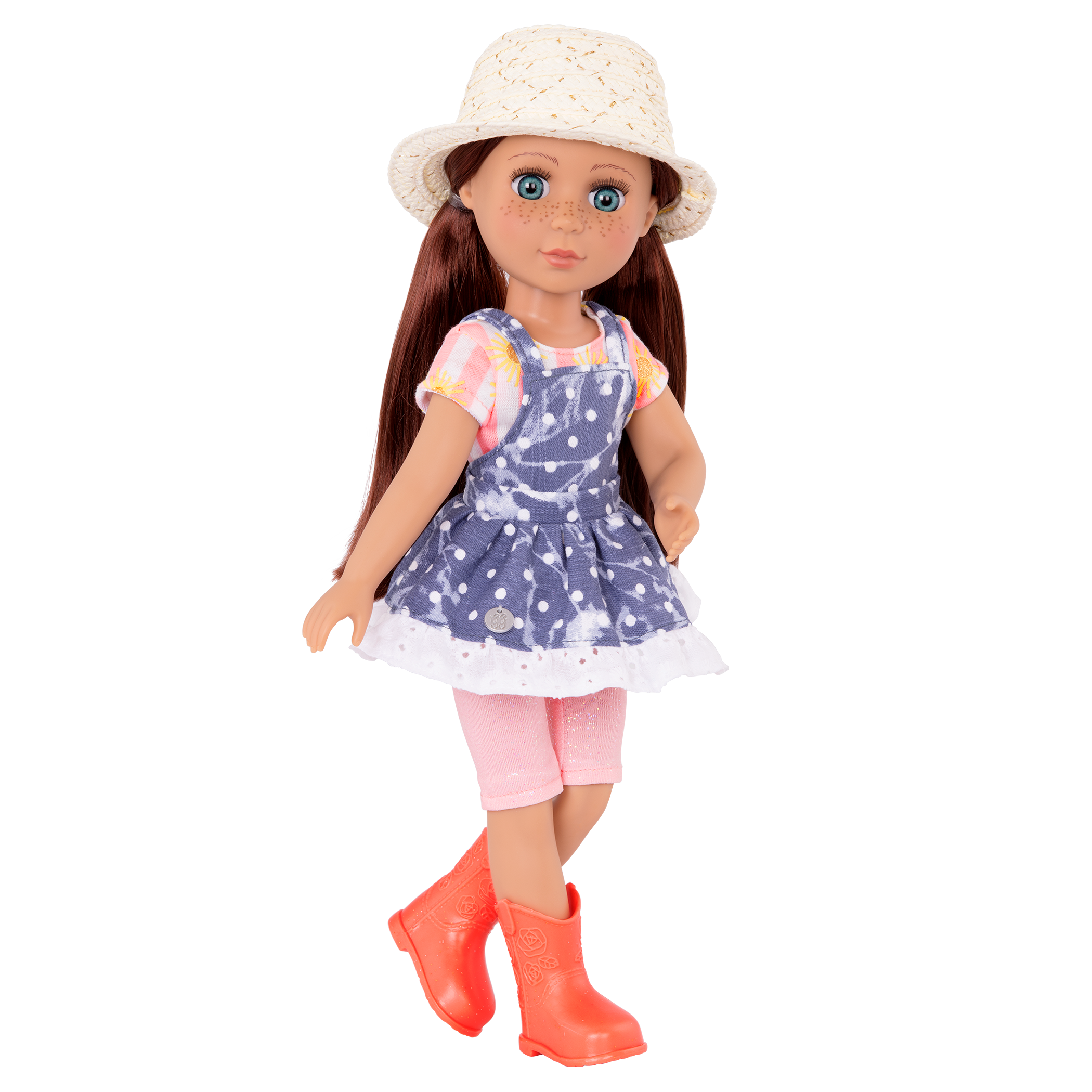 Glitter Girls Lacy 14 Inch Doll Wearing Pink Tunic, Striped Leggings, Hair  Bow And Ballet Shoes - Dolls For 3+ Year Old Girls