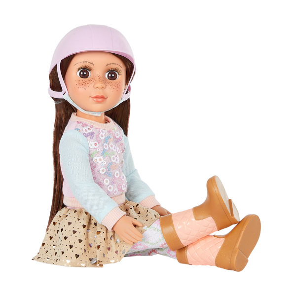 Glitter Girls 14-inch Equestrian Doll outfit details, Nora