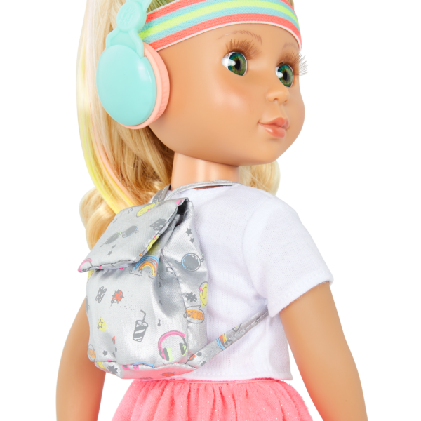 Glitter Girls Dolls Sunnie Emoji Backpack & Headphone Accessories