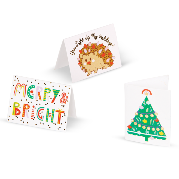 Glitter Girls Holiday Greeting Cards