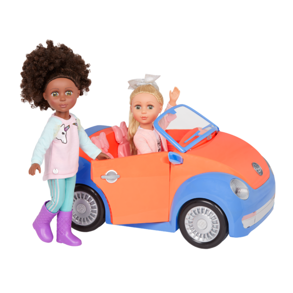 Fifer & Nelly dolls in GG Convertible