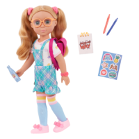 Glitter Girls 14-inch doll Liddy in school clothes