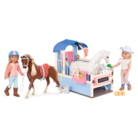Milla & Milkyway Horse Stable Bundle playset and dolls