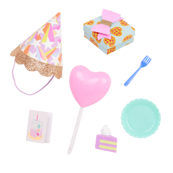 Toy Birthday Party Accessories for 14-inch Dolls
