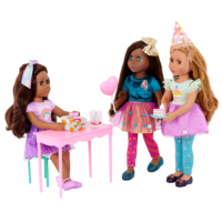 Glitter Girls Dolls Having Birthday Party