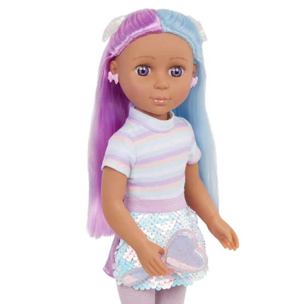 Glitter Girl doll Ciara blue and purple hair