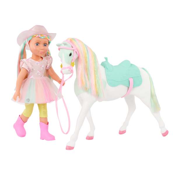 Glitter Girls Gia Gypsy Doll Horse Set