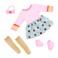 6-Piece Doll Outfit from Glitter Girls