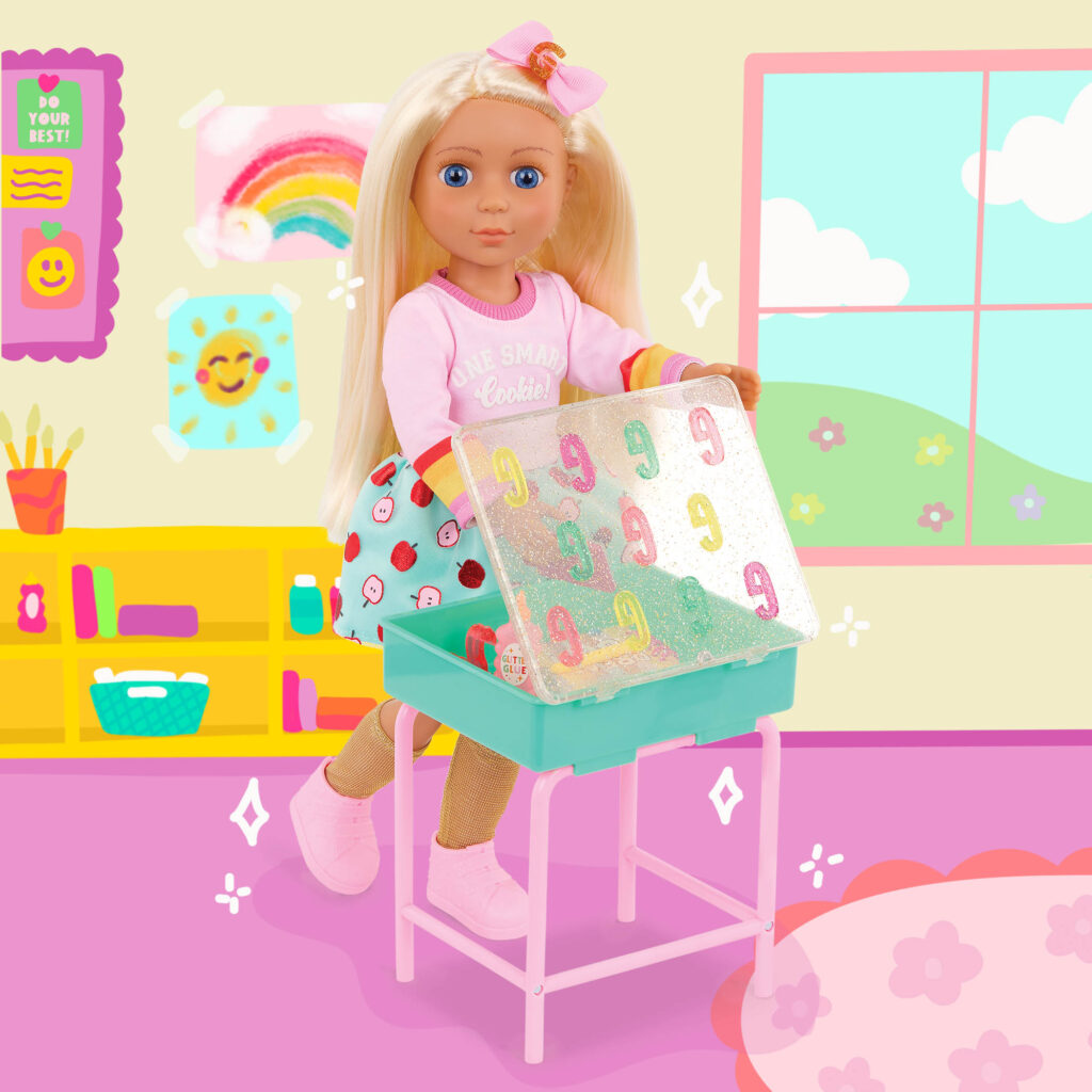 Glitter Girls Mallory School Desk Playset