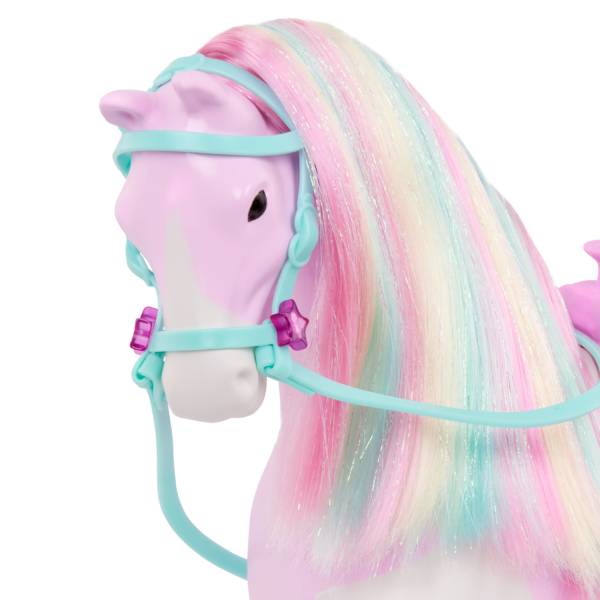 Sunlight 14-inch Toy Horse with Rainbow Mane