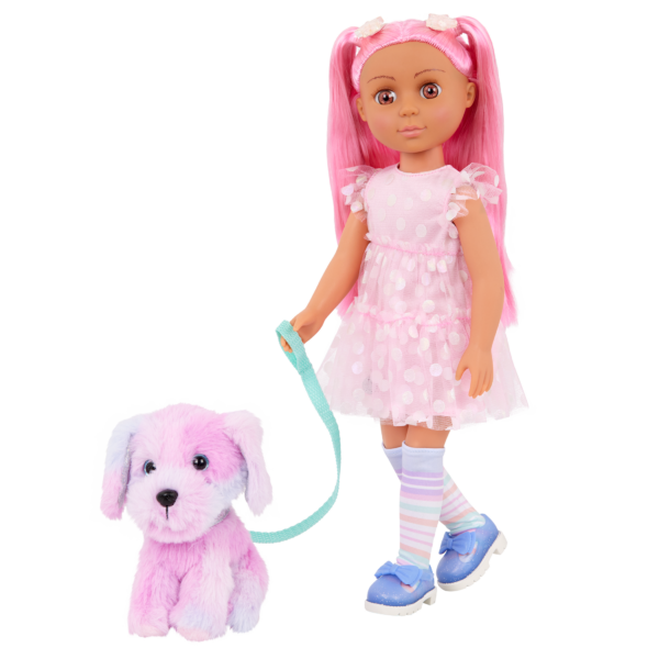 Glitter Girls Cara & Sprinkles 14-inch Doll Pet Duo