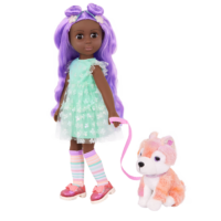 Neve & Candy Bendable Doll and Stuffed Animal