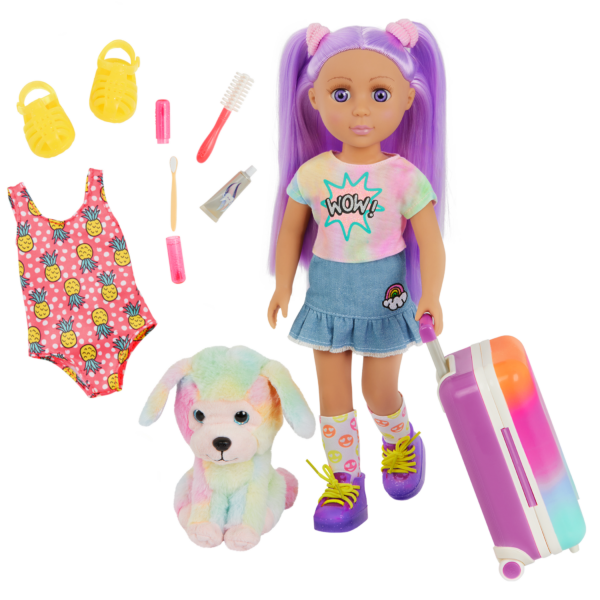 Glitter Girls Luma and Pup Travel Playset