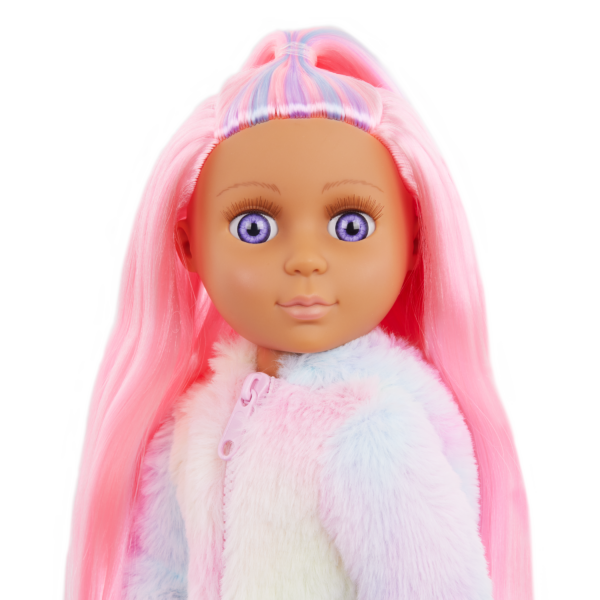 Glitter Girls Doll Rafa with Violet Eyes Pink Hair