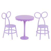 Doll Furniture Table and Chairs