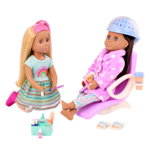 Glitter Girls Dolls at Spa Chair with Accessories