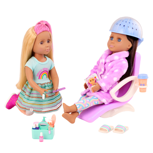 Glitter Girls Dolls at Spa Chair with Accessories