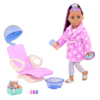 Annia 14-inch Doll and Spa Accessories