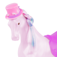 Glitter Girls Pink Toy Horse with Top Hat