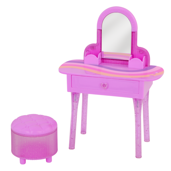 Glitter Girls Doll Furniture Vanity Table