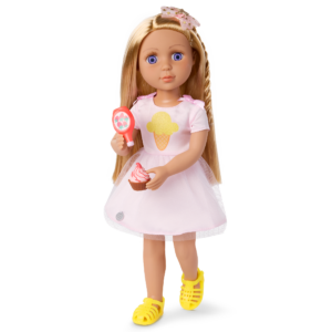 Lacy 14-inch Fashion Doll with Violet Eyes and Blonde Hair