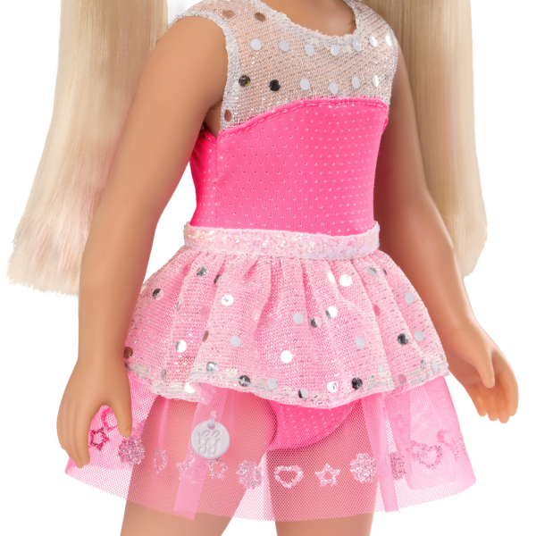 Sparkly Pink Skirt for 14-inch Dolls