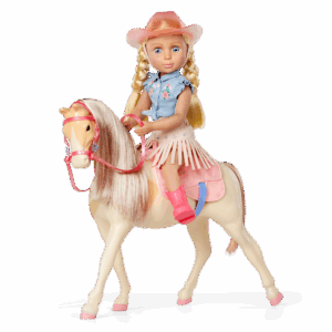 Sadie and Silver 14-Inch Doll Horse Bundle