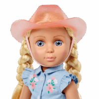 Sadie 14-Inch Western Doll with Blonde Hair