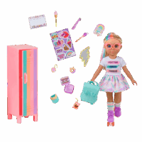 Glitter Girls Marlo School Locker Playset