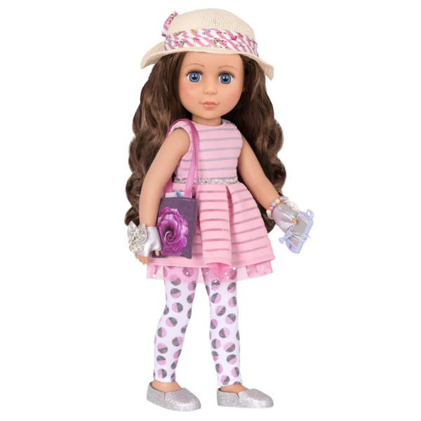 14-inch doll with travel accessories