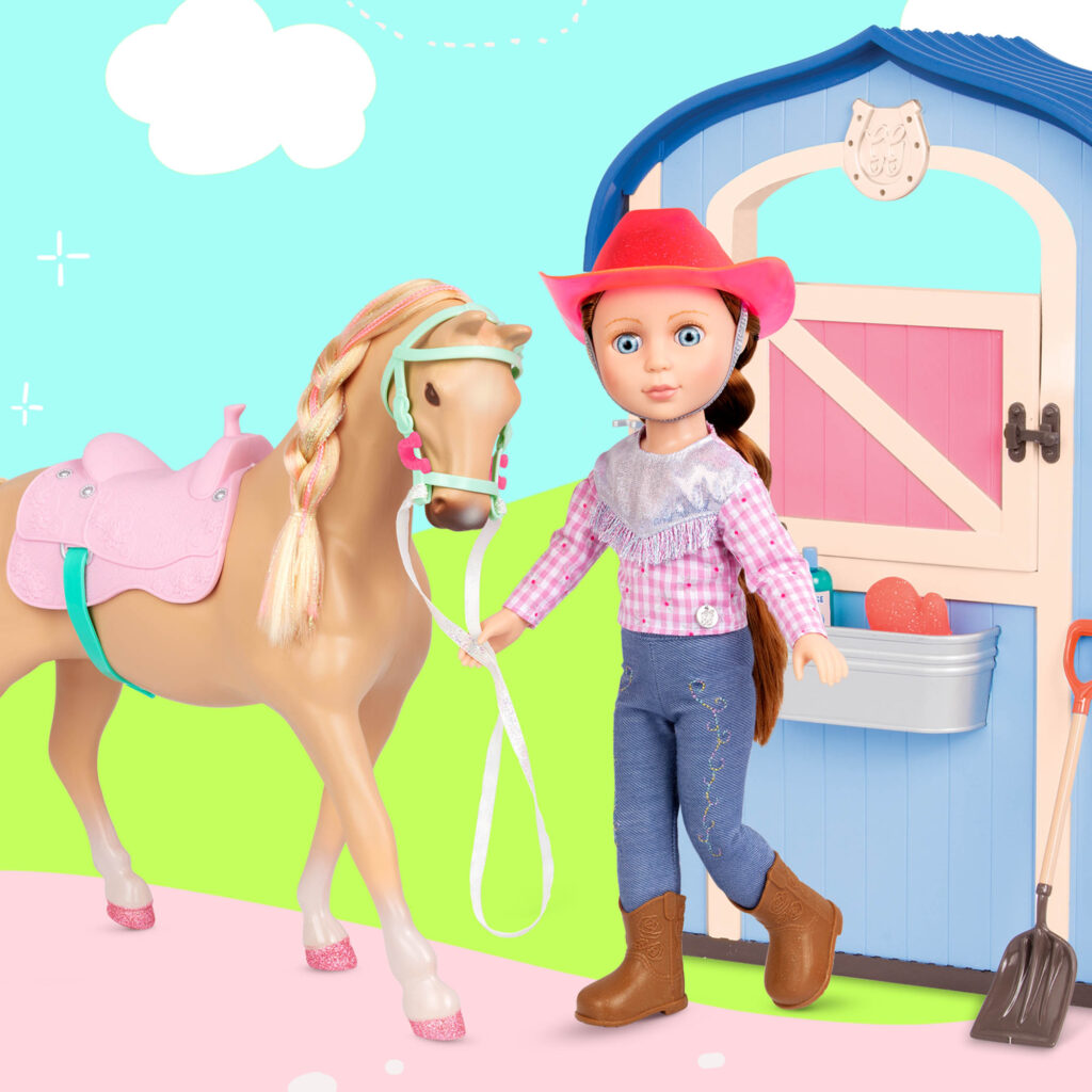 Glitter Girls 14-Inch Doll and Toy Horse Jaime & Jumper