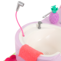 Toy hair salon shampoo sink