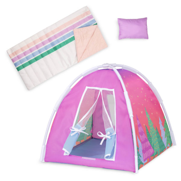 Camping playset for 14-inch doll
