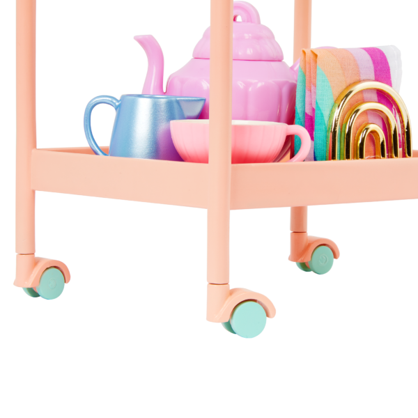 Glitter Girls Dolls Tea Cart Playset Trolley Play Food Accessories