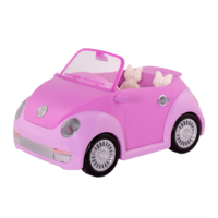 Purple toy convertible punch buggy car