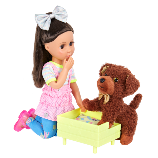 Glitter Girls Dolls Loyal Pals Grizzly with 14-inch Doll Tippi