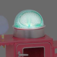 Toy cotton candy machine with light on